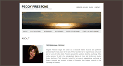 Desktop Screenshot of peggyfirestone.com